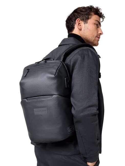 URBAN ECO LEATHER Plecak na laptopa 13" Czarny - Plecaki na laptopa do pracy