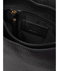 GIANNI CHIARINI HELENA ROUND Torba na ramię, z paskiem na ramię, ze sk&oacute;ry Czarny - Torby damskie - 6