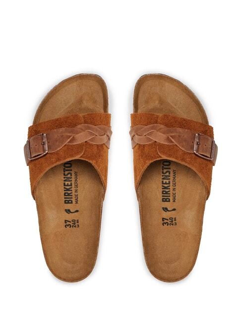 OITA BRAIDED Sandały sk&oacute;rzane norki - Buty damskie