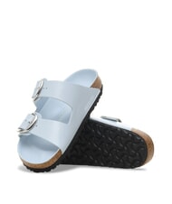 BIRKENSTOCK ARIZONA BIG BUCKLE Sandały sk&oacute;rzane z klamrami świecić na niebiesko - Buty damskie - 4