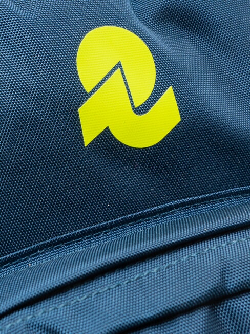 NEW WAY LOGO Plecak niebieski/ż&oacute;łty - Plecaki szkolne i rekreacyjne