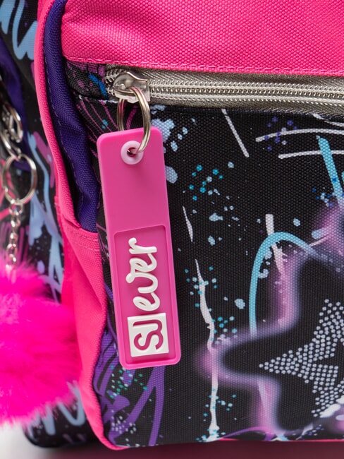 SJ EVER FIXSTAR GIRL Plecak Czarny - Plecaki szkolne i rekreacyjne