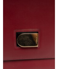 FURLA EMMA Torebka z paskiem na ramię WIŚNIA d - Torby damskie - 3