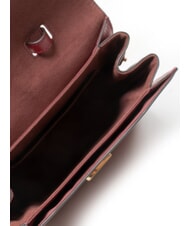 FURLA EMMA Torebka z paskiem na ramię WIŚNIA d - Torby damskie - 5
