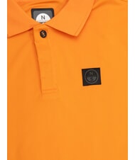 NORTH SAILS NORTH TECH Luźna koszulka polo z kr&oacute;tkim rękawem papaja pomarańczowa - Polo męskie - 2