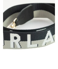 FURLA FIONA  Pasek na ramię z logo czarny marmur - Akcesoria do toreb - 3