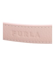 FURLA CAMPIONARIO - GIOVE Pasek na ramię z logo, ze sk&oacute;ry świt+czarny - Akcesoria do toreb - 3