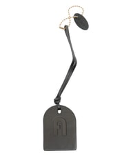 FURLA CAMPIONARIO - GIOVE Sk&oacute;rzana plakietka z imieniem Czarny - Akcesoria podr&oacute;żne - 3