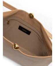FURLA CAMPIONARIO - SFERA SOFT  Torba na ramię, sk&oacute;ra, wyprodukowano we Włoszech pustynia - Torby damskie - 4