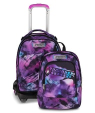 SEVEN PINK FUSION Odpinany plecak na k&oacute;łkach - Plecaki z w&oacute;zkiem