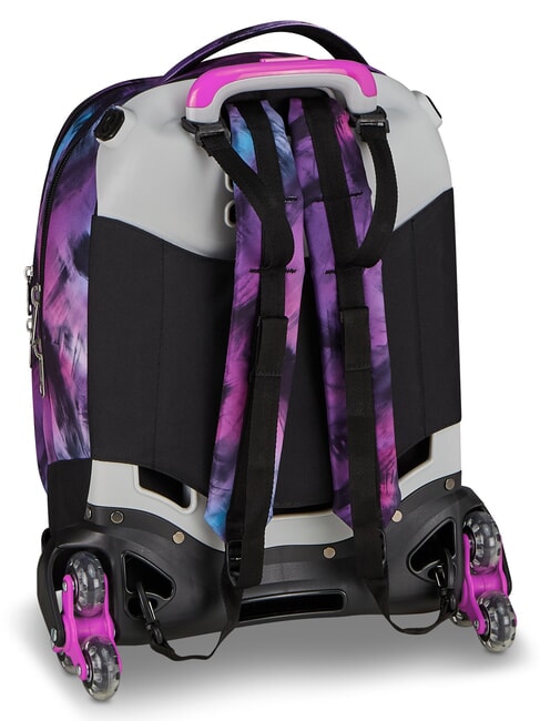 PINK FUSION Odpinany plecak na k&oacute;łkach r&oacute;ża - Plecaki z w&oacute;zkiem