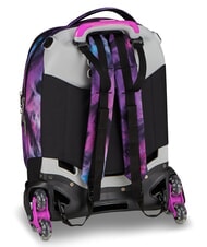 SEVEN PINK FUSION Odpinany plecak na k&oacute;łkach r&oacute;ża - Plecaki z w&oacute;zkiem - 4