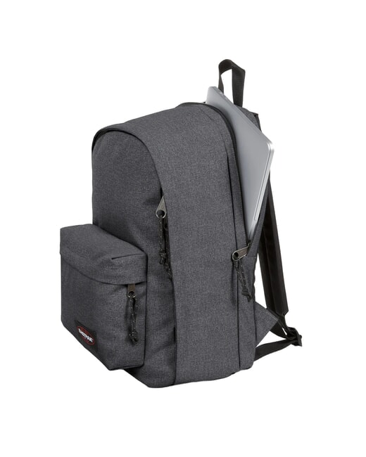 BACK TO WORK Plecak na laptopa 15" CzarnyDenim - Plecaki szkolne i rekreacyjne