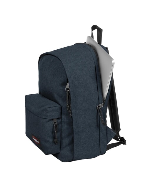 BACK TO WORK Plecak na laptopa 15" potr&oacute;jny denim - Plecaki szkolne i rekreacyjne