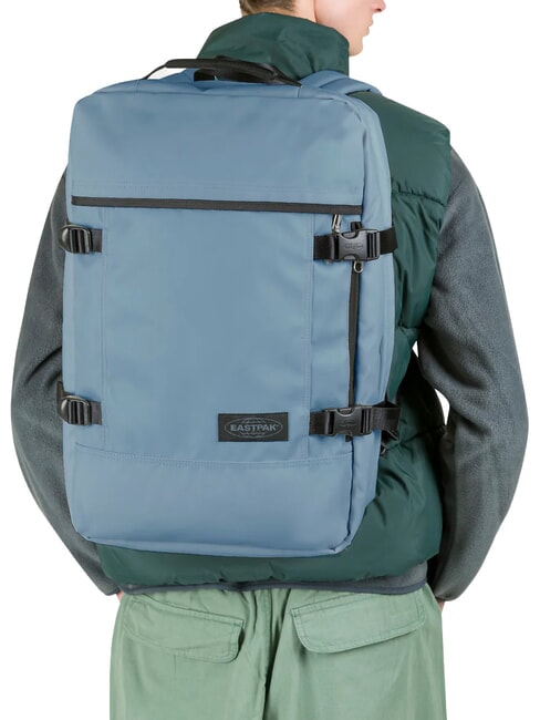 TRAVELPACK  Plecak podr&oacute;żny, uchwyt na laptopa 17" plandeka w kolorze niebieskim - Plecaki szkolne i rekreacyjne