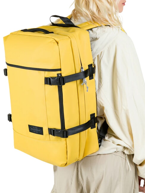TRAVELPACK  Plecak podr&oacute;żny, uchwyt na laptopa 17" plandeka bambusowa - Plecaki szkolne i rekreacyjne
