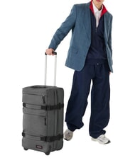 EASTPAK TRANSIT'R PLUS M W&oacute;zek średni CzarnyDenim - W&oacute;zki p&oacute;łsztywne - 6