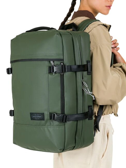 TRAVELPACK  Plecak podr&oacute;żny, uchwyt na laptopa 17" las plandekowy - Plecaki szkolne i rekreacyjne