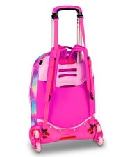 SJGANG SOFT POUCH GIRL Plecak na k&oacute;łkach, odpinany r&oacute;żowa lalka - Plecaki z w&oacute;zkiem - 5