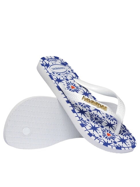 TOP SAO LUIS Gumowe klapki biały - Buty damskie