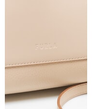 FURLA GILDA Sk&oacute;rzana torba na ramię ballerina i+cognac h - Torby damskie - 4