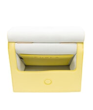 FURLA LINEA FUTURA Mała sk&oacute;rzana torebka z paskiem na ramię sk&oacute;rka+szarobiały+szałwia c+marmur c - Torby damskie - 5