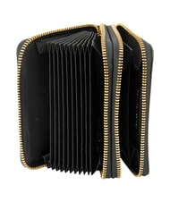 LOVE MOSCHINO LOVE EMBOSSED Portfel sk&oacute;rzany z miejscem na karty - Portfele damskie