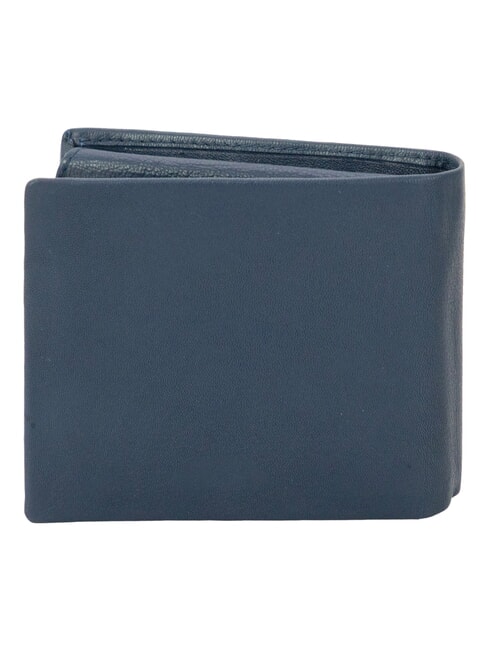 ERIK Portfel sk&oacute;rzany męski atramentowy niebieski - Portfele męskie