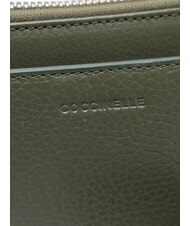 COCCINELLE STG SOFT Kosmetyczka z kutej sk&oacute;ry wodorost - Kosmetyczka - 4