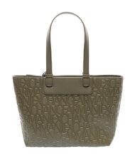 ARMANI EXCHANGE A|X ALL OVER Klientka na ramię sawanna - Torby damskie - 4