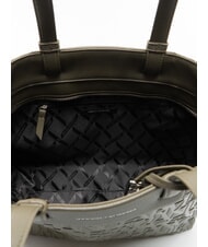 ARMANI EXCHANGE A|X ALL OVER Klientka na ramię sawanna - Torby damskie - 5
