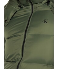 CALVIN KLEIN CK JEANS Kurtka puchowa z kapturem tymianek - Kurtki puchowe damskie - 5