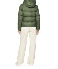 CALVIN KLEIN CK JEANS Kurtka puchowa z kapturem tymianek - Kurtki puchowe damskie - 3