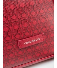 COCCINELLE NEVER WITHOUT BAG COATED MONOGRAM Torebka z paskiem na ramię mul.sangr/sangr - Torby damskie - 4