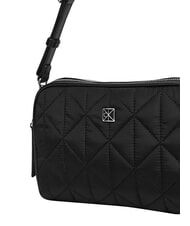 CALVIN KLEIN QUILTED NYLON Mała torebka na ramię z paskiem na ramię na czarno - Torby damskie - 5