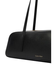 CALVIN KLEIN FOIL LOGO Torba na ramię, torba do bagażnika czarny/prażony kokos - Torby damskie - 5