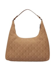 CALVIN KLEIN EMBLEM JAQUARD Torba na ramię łodyga kukurydzy/tbd aop jqd - Torby damskie - 3