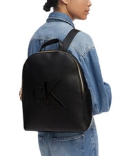 CALVIN KLEIN BOLD CK Plecak na laptopa, jedna kieszeń - Torby damskie