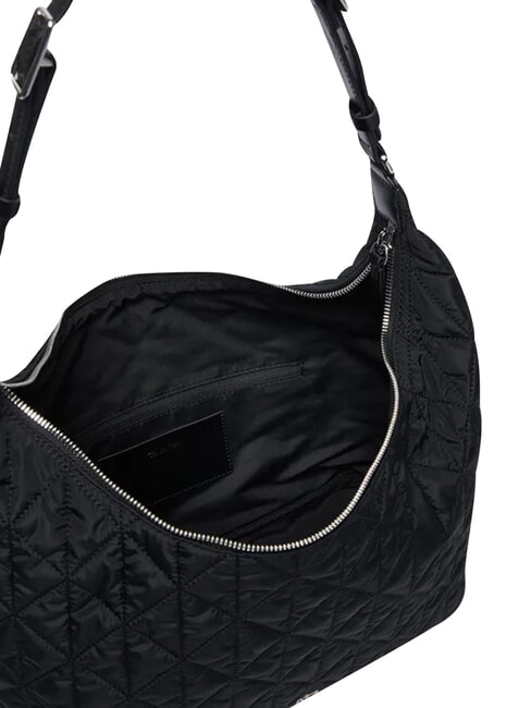 QUILTED NYLON Torba na ramię na czarno - Torby damskie