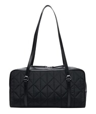 CALVIN KLEIN QUILTED NYLON Torba na ramię na czarno - Torby damskie - 3