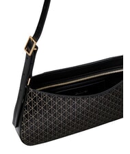 CALVIN KLEIN EMBLEM AOP Torba na ramię, regulowana czarny aop - Torby damskie - 4