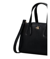 CALVIN KLEIN CK MINI Mała torebka z paskiem na ramię na czarno - Torby damskie - 4