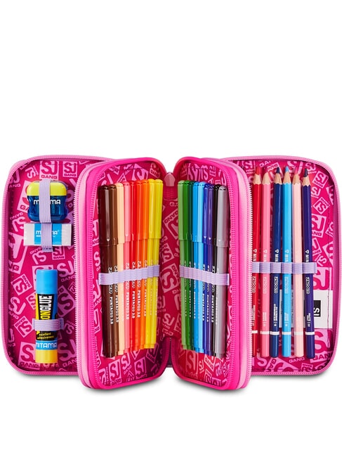 SOFT POUCH GIRL Pi&oacute;rnik z zestawem szkolnym r&oacute;żowa lalka - Pi&oacute;rniki i akcesoria