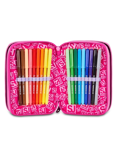 SOFT POUCH GIRL Pi&oacute;rnik z zestawem szkolnym r&oacute;żowa lalka - Pi&oacute;rniki i akcesoria