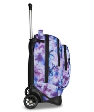 INVICTA PLUG FANTASY Odpinany plecak na k&oacute;łkach kwiaty wodne - Plecaki z w&oacute;zkiem - 5