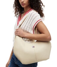 TOMMY HILFIGER TJW SLOUCHY Torba na ramię z plakietką - Torby damskie