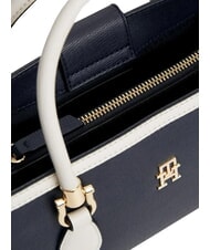 TOMMY HILFIGER TH GRACE Mała torebka z paskiem na ramię kosmiczny niebieski - Torby damskie - 4