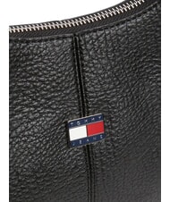 TOMMY HILFIGER TJW SLOUCHY Torba na ramię z plakietką czarny - Torby damskie - 5