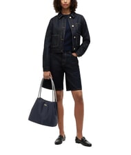 TOMMY HILFIGER TH MARINA Torba na ramię kosmiczny niebieski - Torby damskie - 3