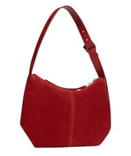 TOMMY HILFIGER TJW SLOUCHY Torba na ramię ze sk&oacute;ry zamszowej Arizona Red - Torby damskie - 3